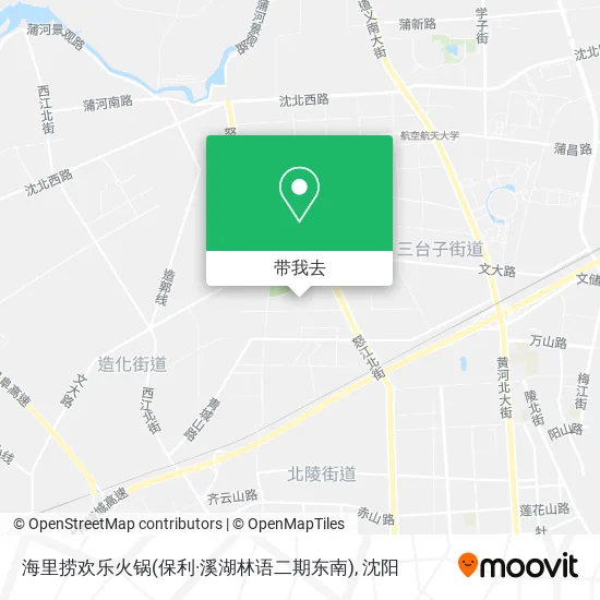 海里捞欢乐火锅(保利·溪湖林语二期东南)地图