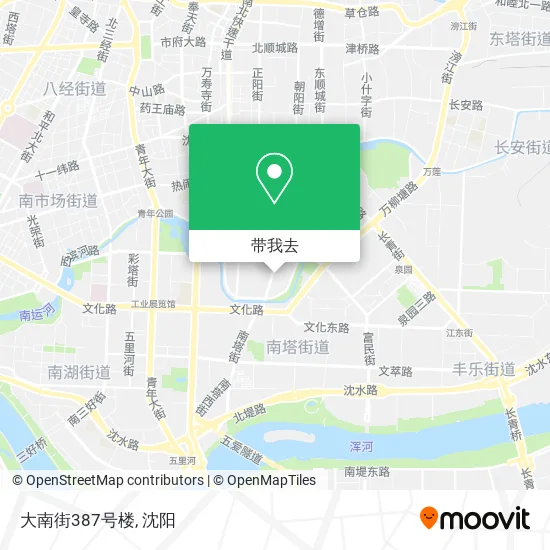 大南街387号楼地图