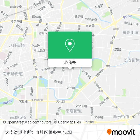 大南边派出所红巾社区警务室地图