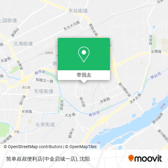 简单叔叔便利店(中金启城一店)地图