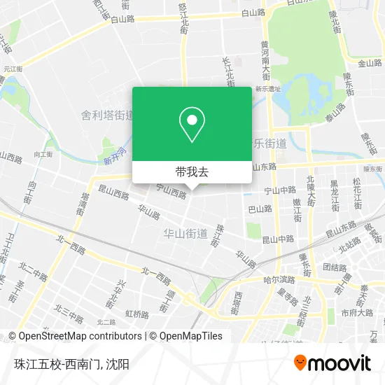 珠江五校-西南门地图