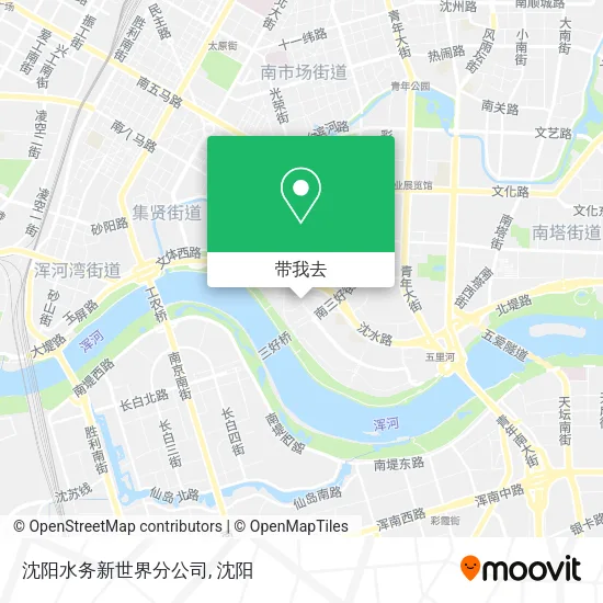 沈阳水务新世界分公司地图