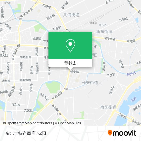 东北土特产商店地图