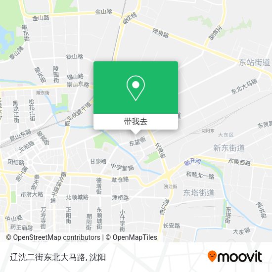 辽沈二街东北大马路地图