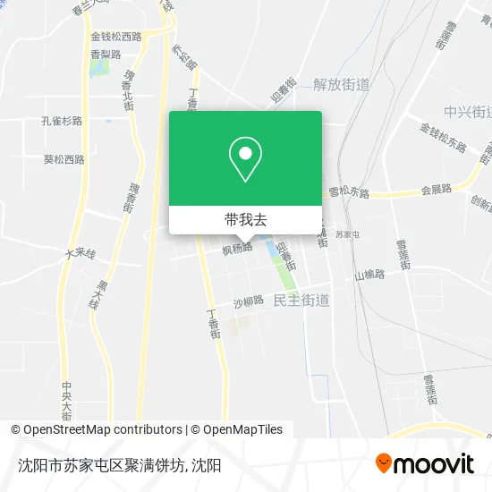 沈阳市苏家屯区聚满饼坊地图