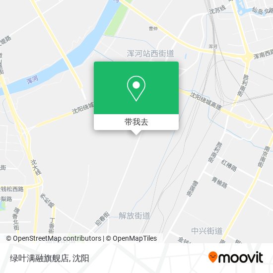 绿叶满融旗舰店地图