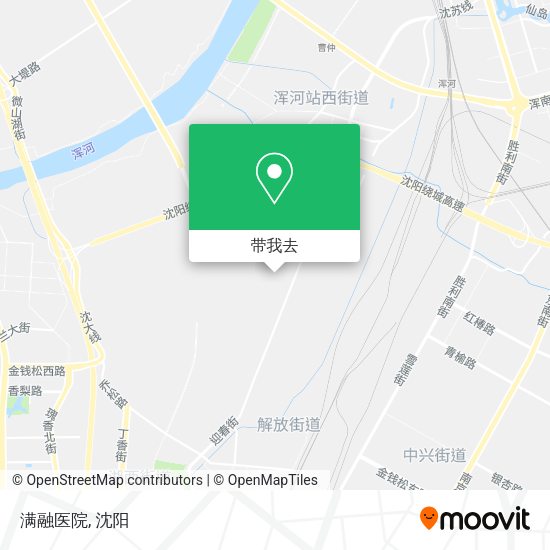 满融医院地图