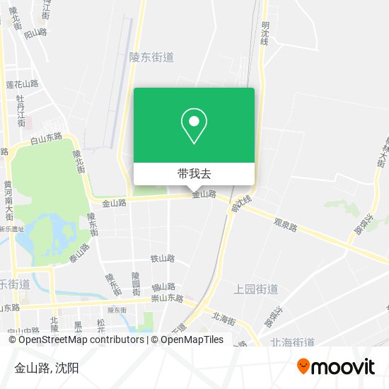 金山路地图