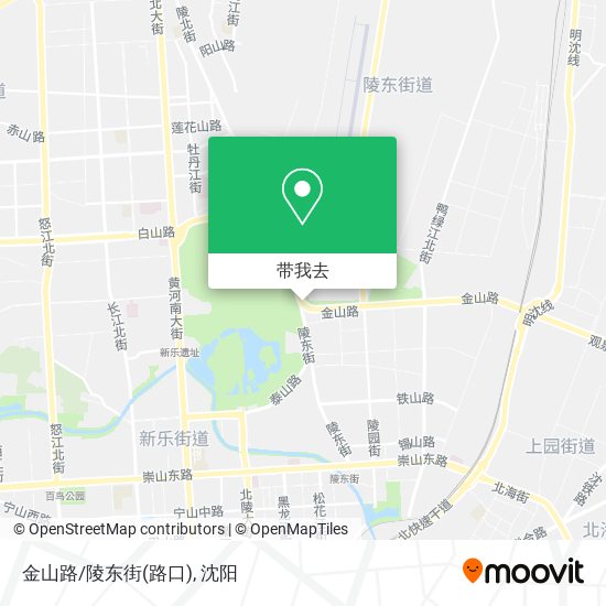 金山路/陵东街(路口)地图