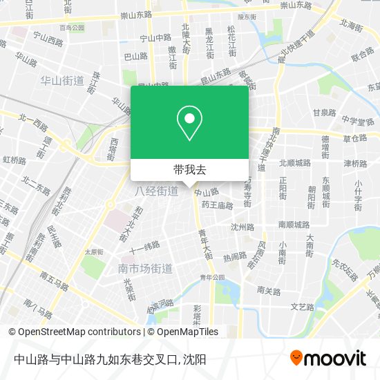 中山路与中山路九如东巷交叉口地图