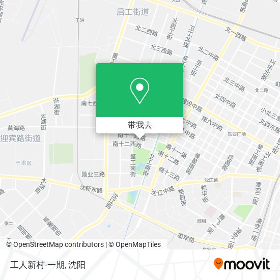 工人新村-一期地图