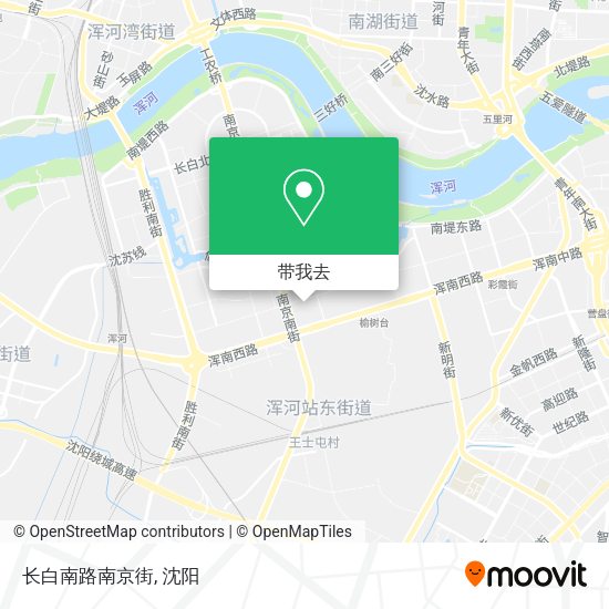 长白南路南京街地图