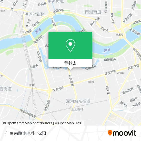 仙岛南路南京街地图