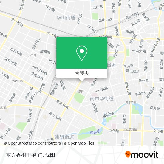 东方香榭里-西门地图
