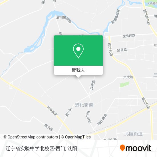 辽宁省实验中学北校区-西门地图