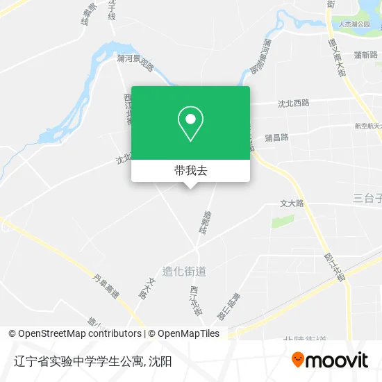 辽宁省实验中学学生公寓地图