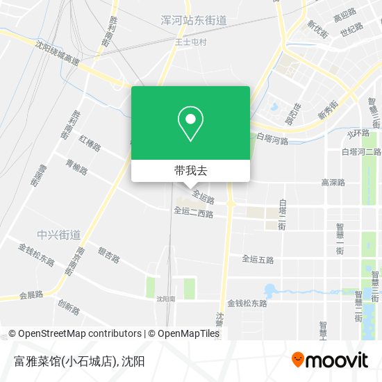 富雅菜馆(小石城店)地图