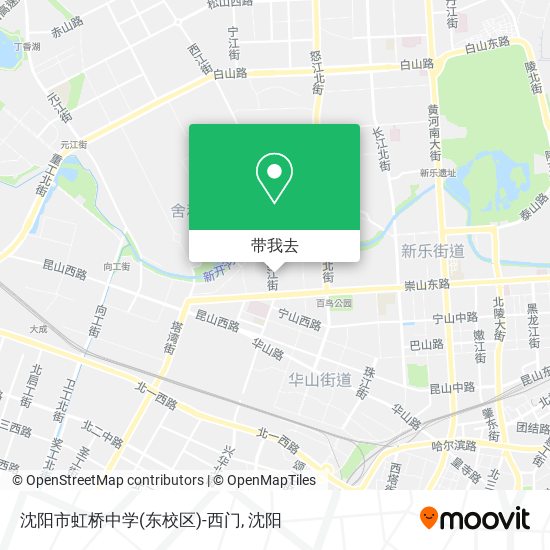 沈阳市虹桥中学(东校区)-西门地图