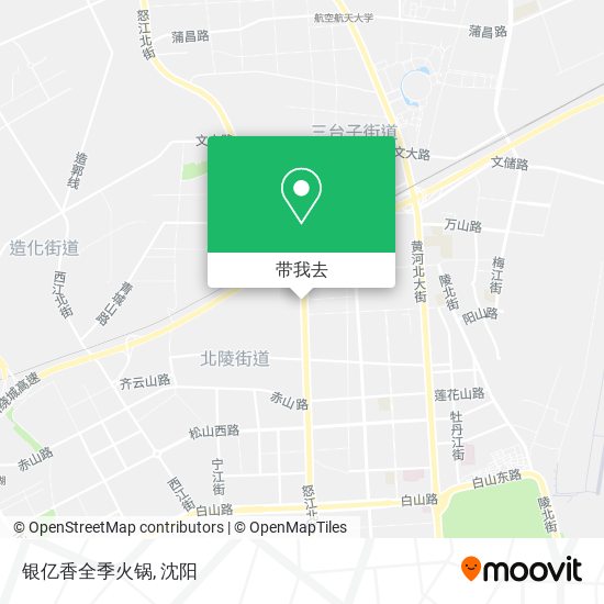 银亿香全季火锅地图