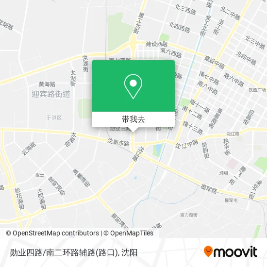 勋业四路/南二环路辅路(路口)地图