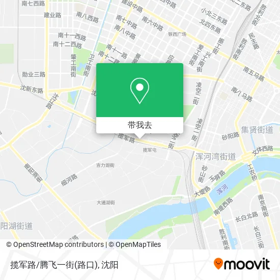揽军路/腾飞一街(路口)地图