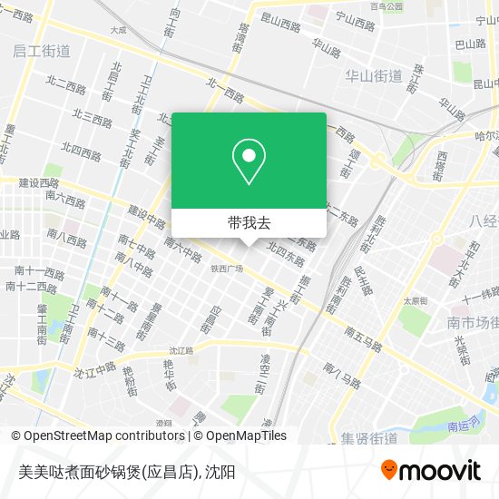 美美哒煮面砂锅煲(应昌店)地图