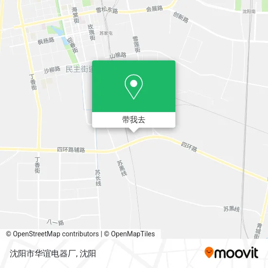 沈阳市华谊电器厂地图