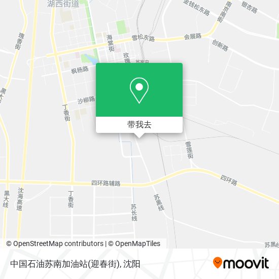 中国石油苏南加油站(迎春街)地图