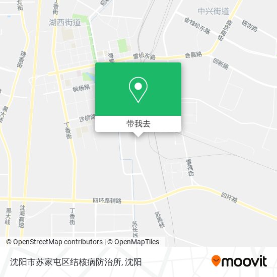 沈阳市苏家屯区结核病防治所地图
