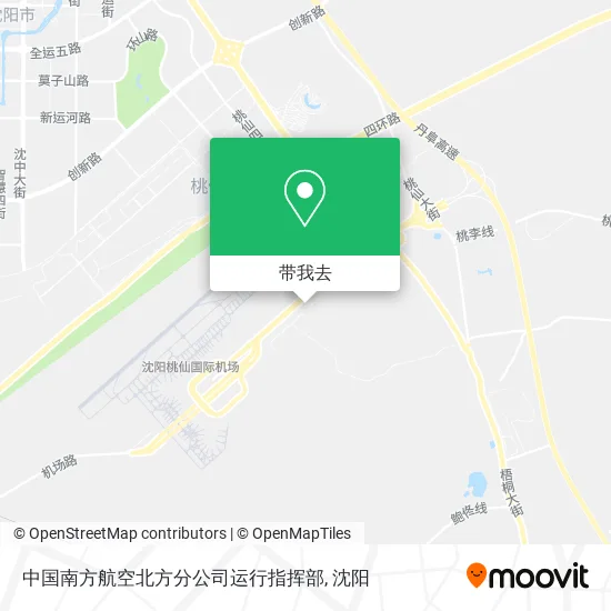 中国南方航空北方分公司运行指挥部地图