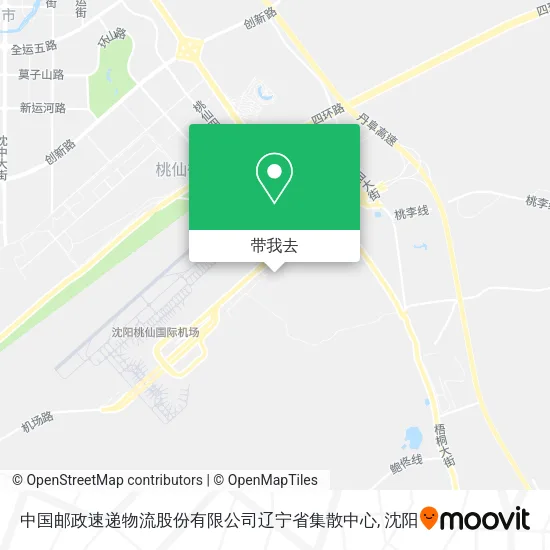 中国邮政速递物流股份有限公司辽宁省集散中心地图