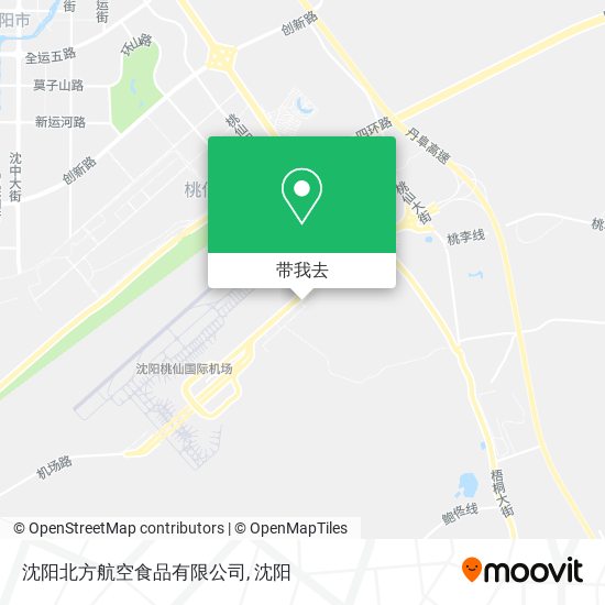 沈阳北方航空食品有限公司地图