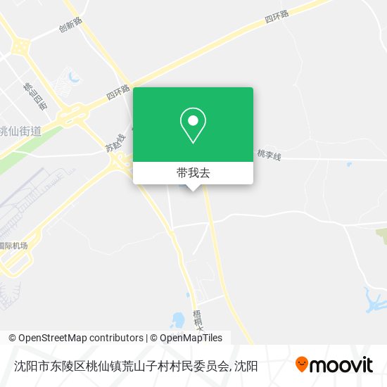 沈阳市东陵区桃仙镇荒山子村村民委员会地图