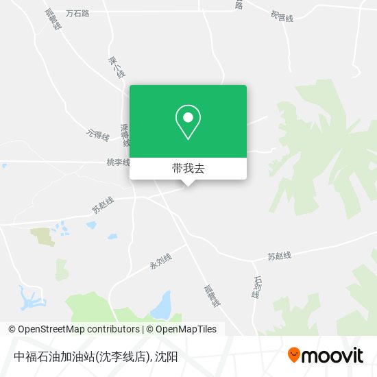 中福石油加油站(沈李线店)地图