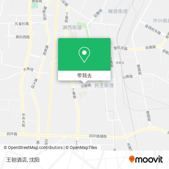 王朝酒店地图