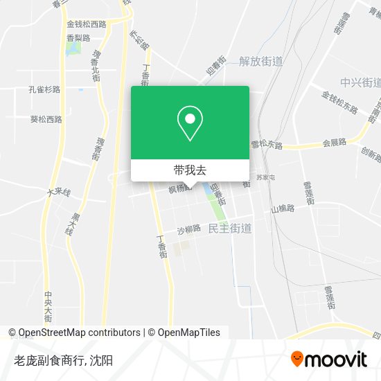 老庞副食商行地图