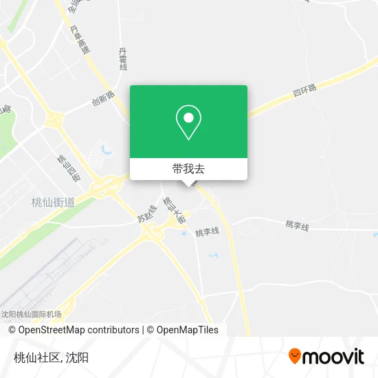 桃仙社区地图
