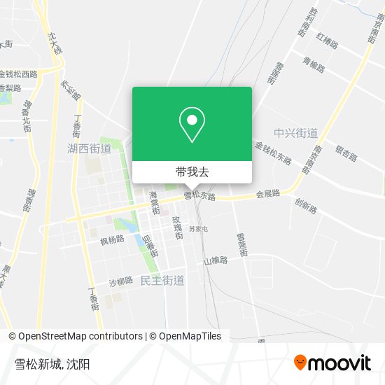 雪松新城地图