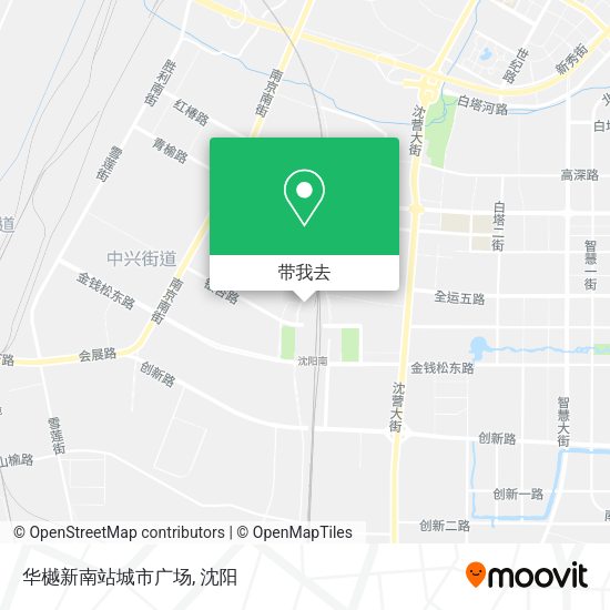 华樾新南站城市广场地图