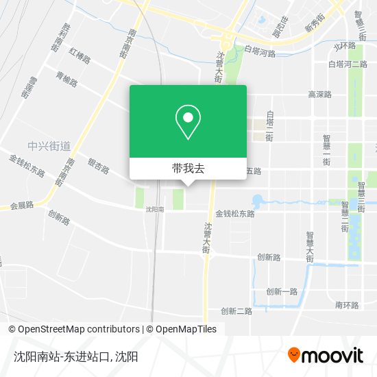 沈阳南站-东进站口地图