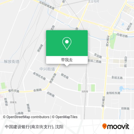 中国建设银行(南京街支行)地图