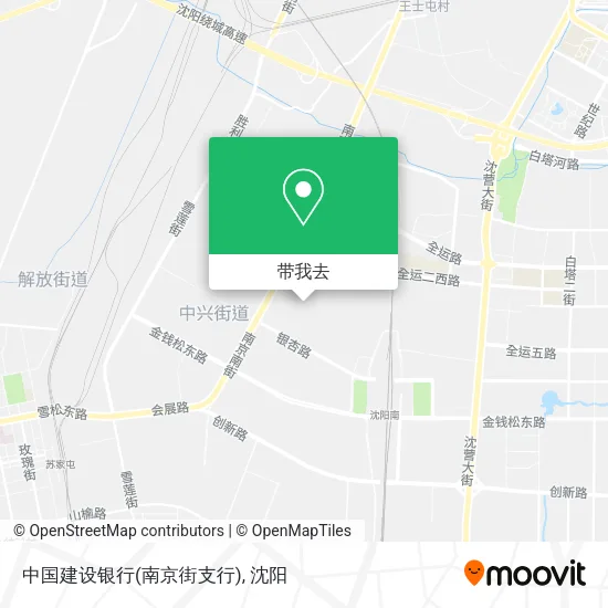 中国建设银行(南京街支行)地图