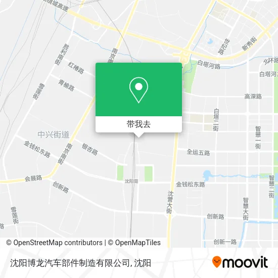 沈阳博龙汽车部件制造有限公司地图
