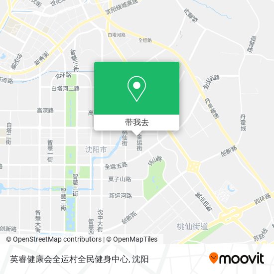 英睿健康会全运村全民健身中心地图