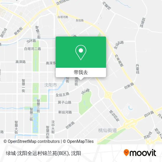 绿城·沈阳全运村锦兰苑(B区)地图