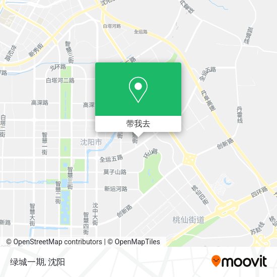 绿城一期地图