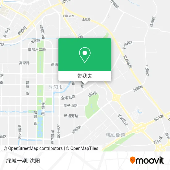 绿城一期地图