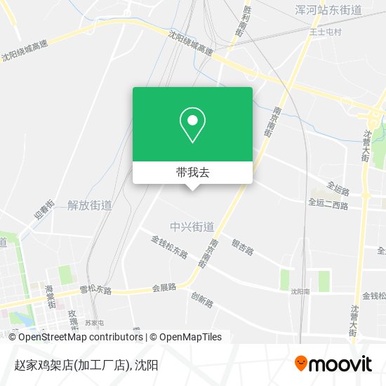 赵家鸡架店(加工厂店)地图