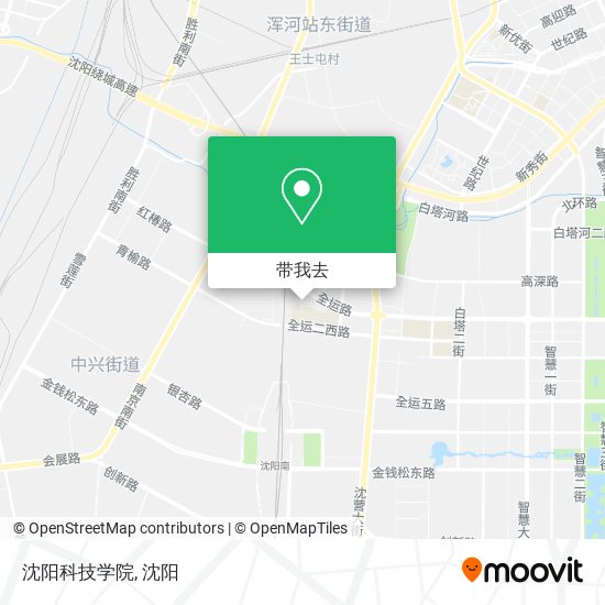 沈阳科技学院地图