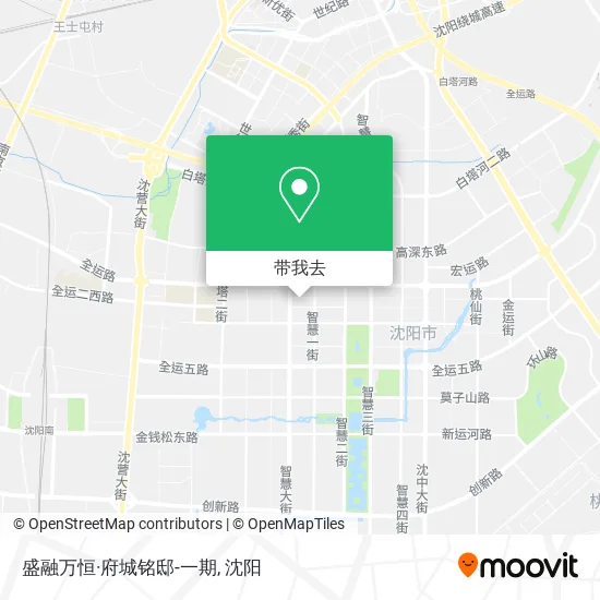 盛融万恒·府城铭邸-一期地图